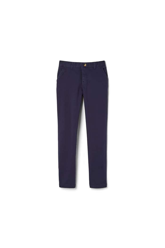 front view of  Boys' Straight Fit Stretch Twill Pant