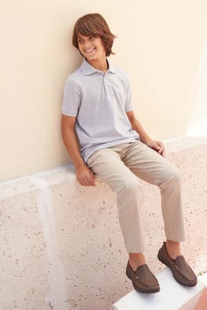  of Boys' Straight Fit Stretch Twill Pant 