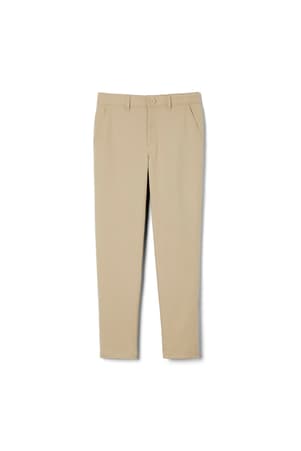 front view of  Boys' Slim Fit Taper Leg Stretch Performance Pant
