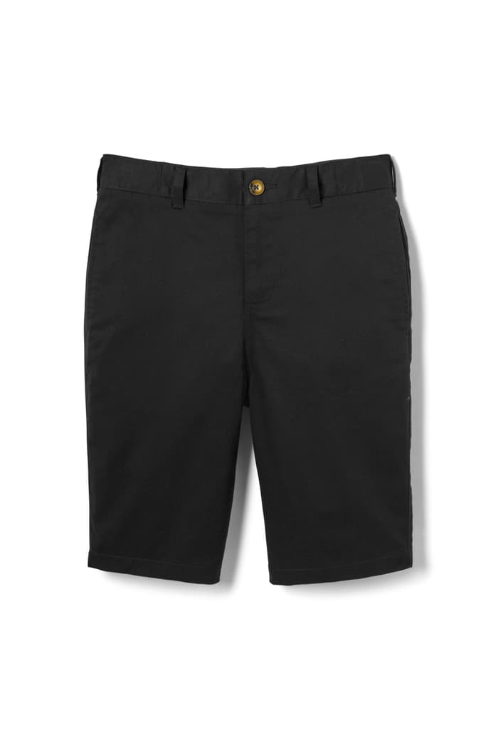 Front shot of  Boys' Flat Front Stretch Twill Short
