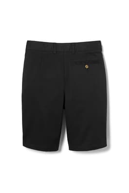 Back shot of  Boys' Flat Front Stretch Twill Short