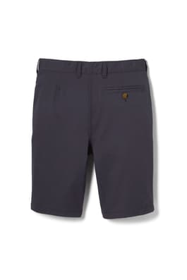 Back shot of  Boys' Flat Front Stretch Twill Short