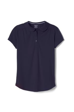 Product Image with Product code 1700,name  Short Sleeve Performance Polo with Peter Pan Collar   color NAVY 