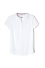 Front view of Short Sleeve Performance Polo with Peter Pan Collar opens large image - 1 of 2