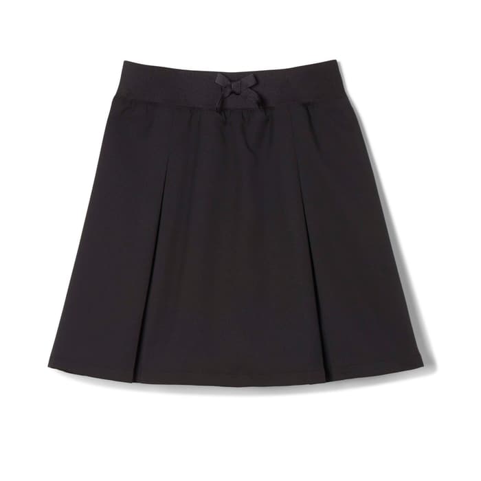 Front view of Pull-On Kick Pleat Performance Skort 