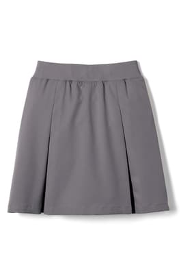 back view of  Pull-On Kick Pleat Performance Skort