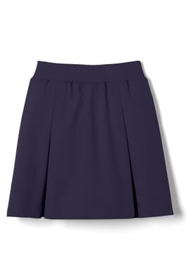 back view of  Pull-On Kick Pleat Performance Skort