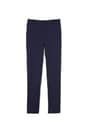 front view of  Girls Straight Leg Dress Pants with Power Knees opens large image - 1 of 2
