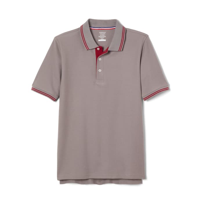front view of  Short Sleeve Pique Polo Shirt with Harmony Logo