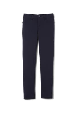 front view of  Girls' Slim Fit Stretch Ponte Pant