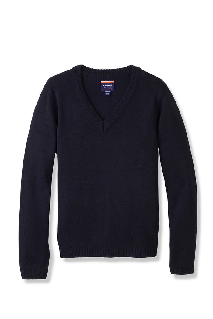 Front view of V-Neck Pullover Sweater 