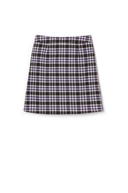 Plaid Two-Tab Skort for Girls School Uniforms French Toast