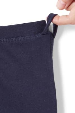 second detail view of lift loop of  Adaptive Knit Legging