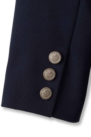 detail view of buttons of  Boys' Classic School Blazer