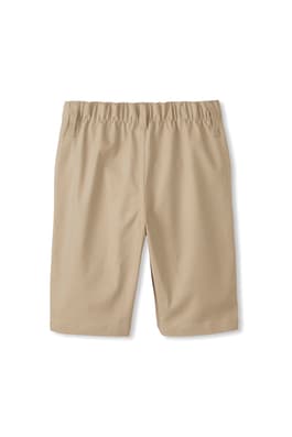 back view of  Boys' Adaptive Flat Front Stretch Twill Short