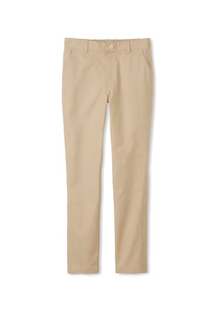 Product Image with Product code 1787,name  New! Girls' Adaptive Twill Straight Leg Pant   color KHAK 