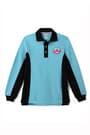 front view of  Memphis School Of Excellence Long Sleeve Pique Polo - 1 of 2