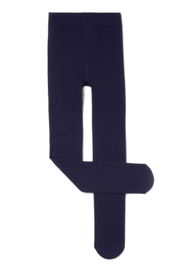 Ribbed Fleece Lined Tights for School Uniforms French Toast