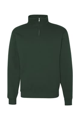 Product Image with Product code 4122,name  Jerzees - Nublend® Quarter-Zip Cadet Collar Sweatshirt - FINAL SALE   color FGRN 