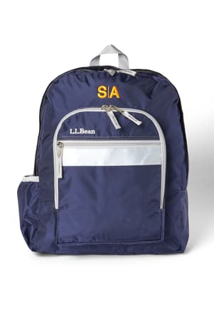 Product Image with Product code 4999V,name  L.L. Bean Original Size Backpack with Success Academy Logo (K-4)   color NAVY  product Variation 4999V_NAVY_OS  