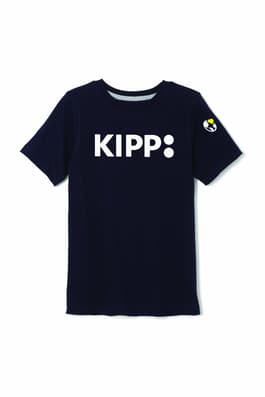 Front view of KIPP short sleeve crewneck tee