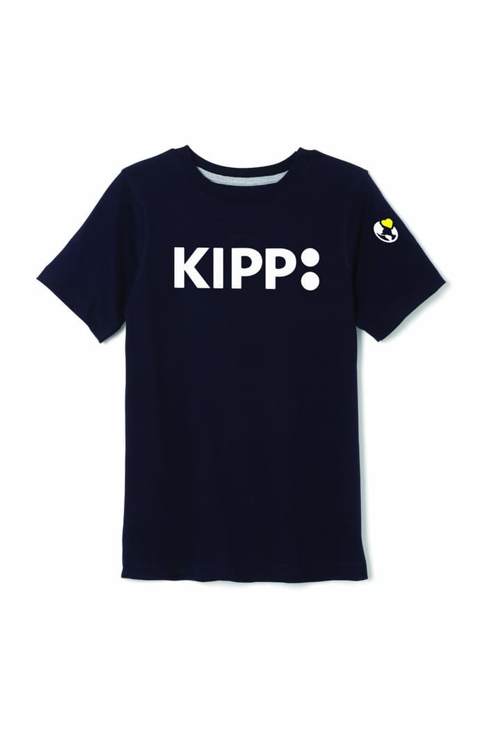 Front view of KIPP short sleeve crewneck tee
