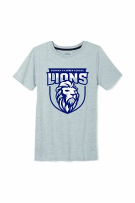 Front view of Durham short sleeve crewneck tee