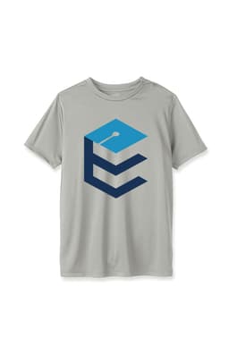 Front view of Ethos Classical short sleeve performance tee