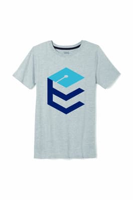 Front view of Ethos Classical short sleeve crewneck tee
