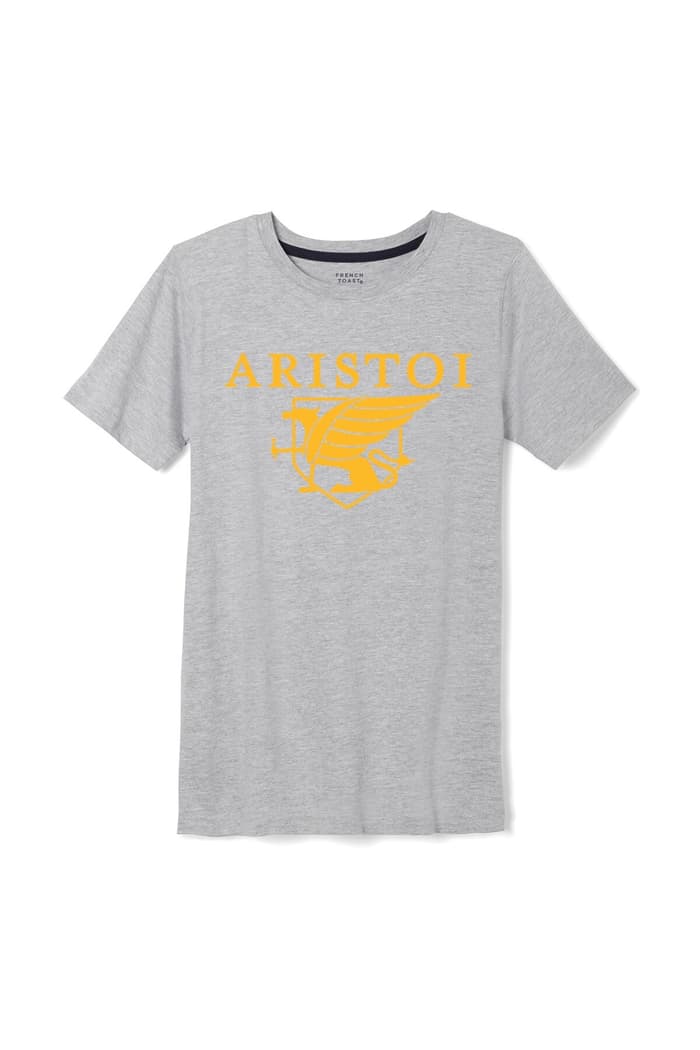 front view of  Aristoi Classical Short Sleeve Crewneck Tee