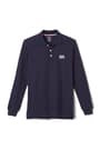 front view of  Long Sleeve Pique Polo with Success Academy Logo opens large image - 1 of 2