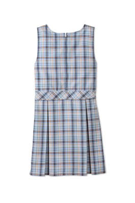  of Plaid Round Neck Jumper with Success Academy Logo 