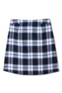 back view of  Front Pleated Plaid Skirt with Tabs opens large image - 2 of 2