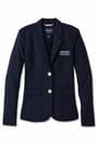 Front view of KIPP classic fitted school blazer, feminine fit. of  KIPP Classic Fitted School Blazer (Feminine Fit) - 1 of 3