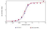 Analysis of recombinant SARS-CoV Spike RBD [CR3022-IgG1] by ELISA.