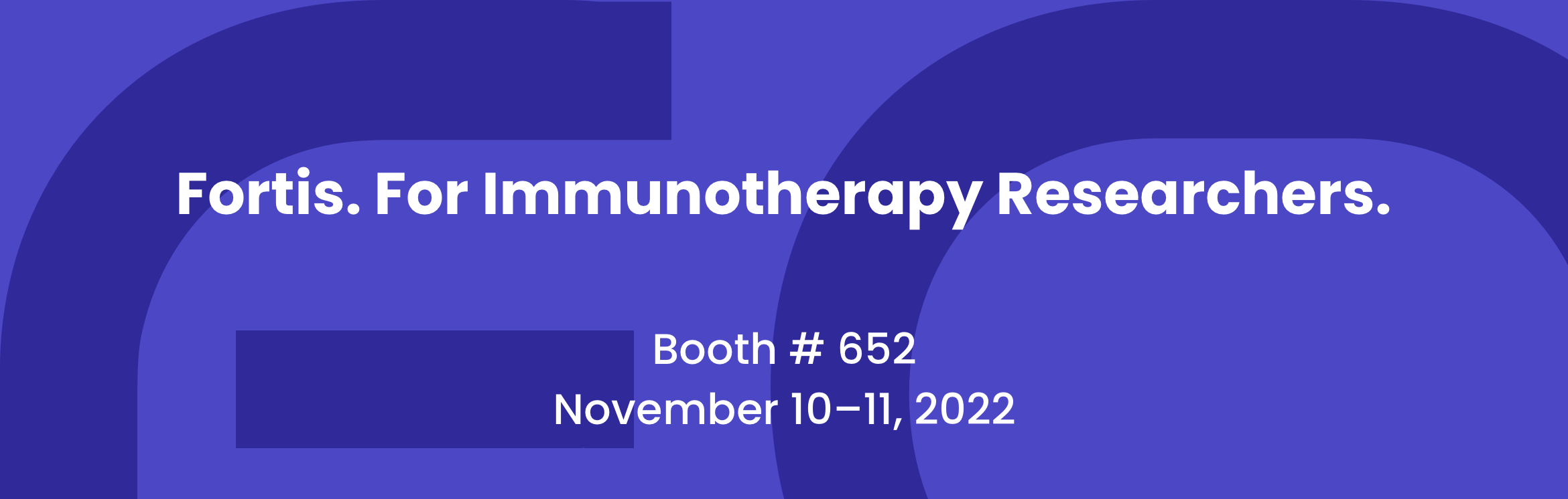 Fortis Life Sciences at SITC 2022