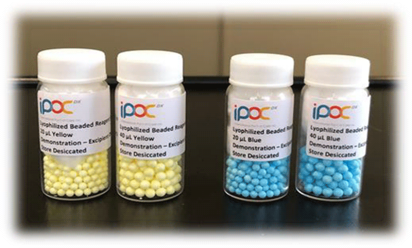 Lyophilized Beaded Reagents (LBRs)