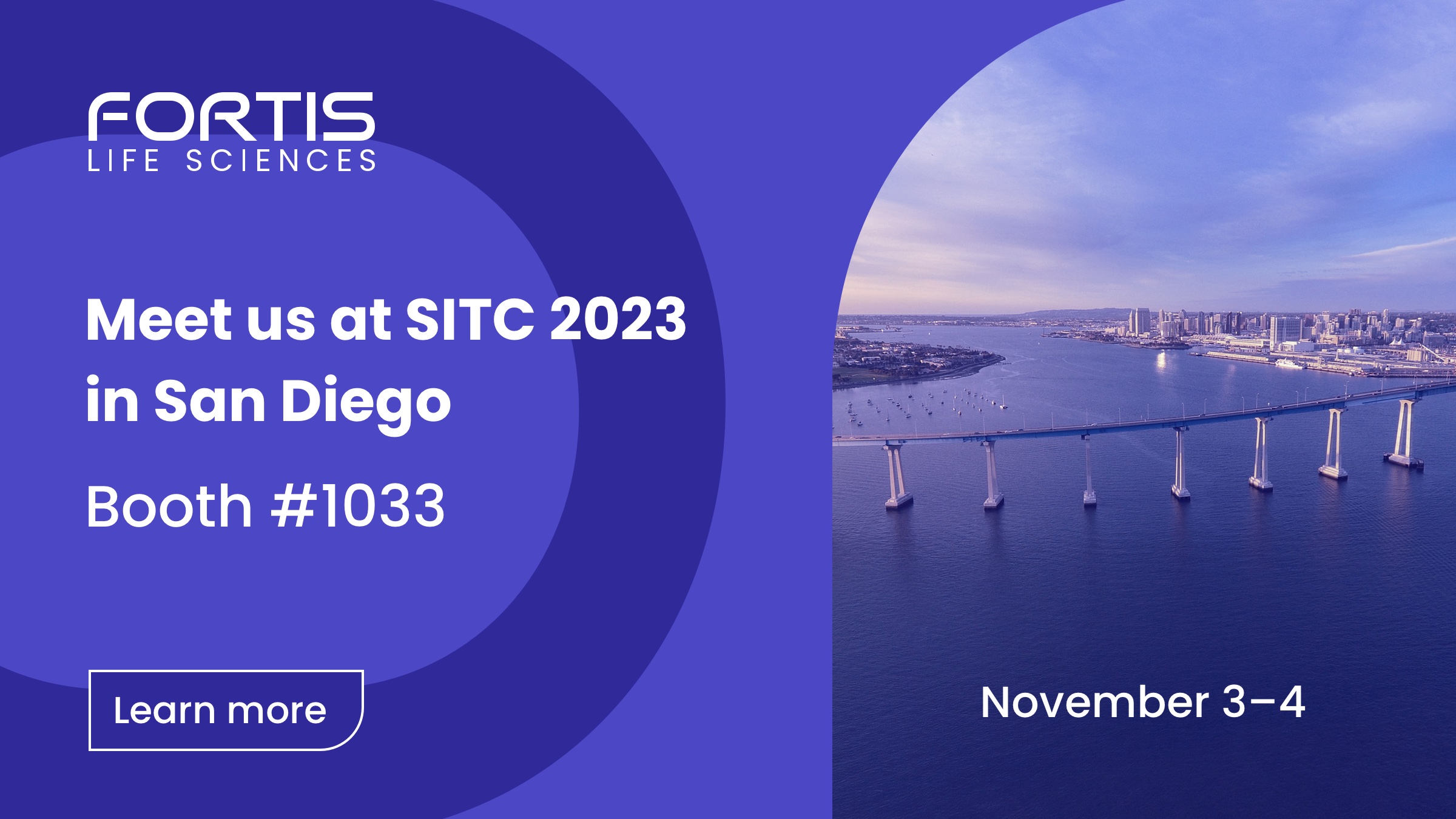Fortis Life Sciences at SITC 2023