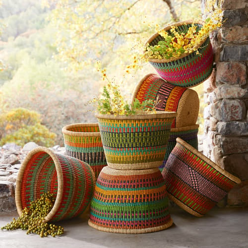 ONE-OF-A-KIND GHANIAN BASKETS view 1