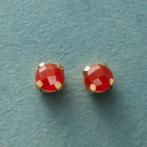 Fiery Stud Earrings View 1