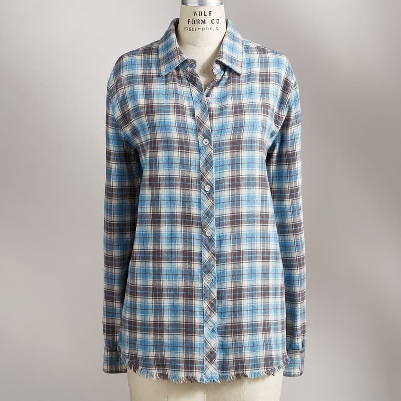 FORGET-ME-NOT PLAID SHIRT view 1