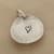 STERLING SILVER DATE AND INITIAL CHARM view 1