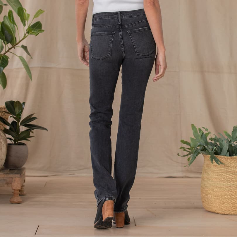 Gigi High Rise Straight Leg Jeans