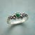 BUBBLY EMERALD RING view 1