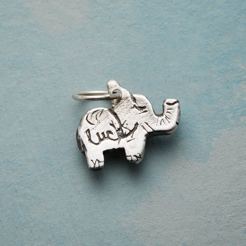 STERLING SILVER SWEET ELEPHANT CHARM view 1
