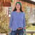 SIMPLE DAYS CASHMERE PULLOVER PETITE view 1
