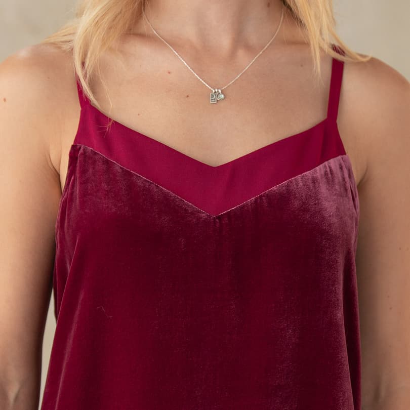 JESSICA VELVET CAMISOLE view 3