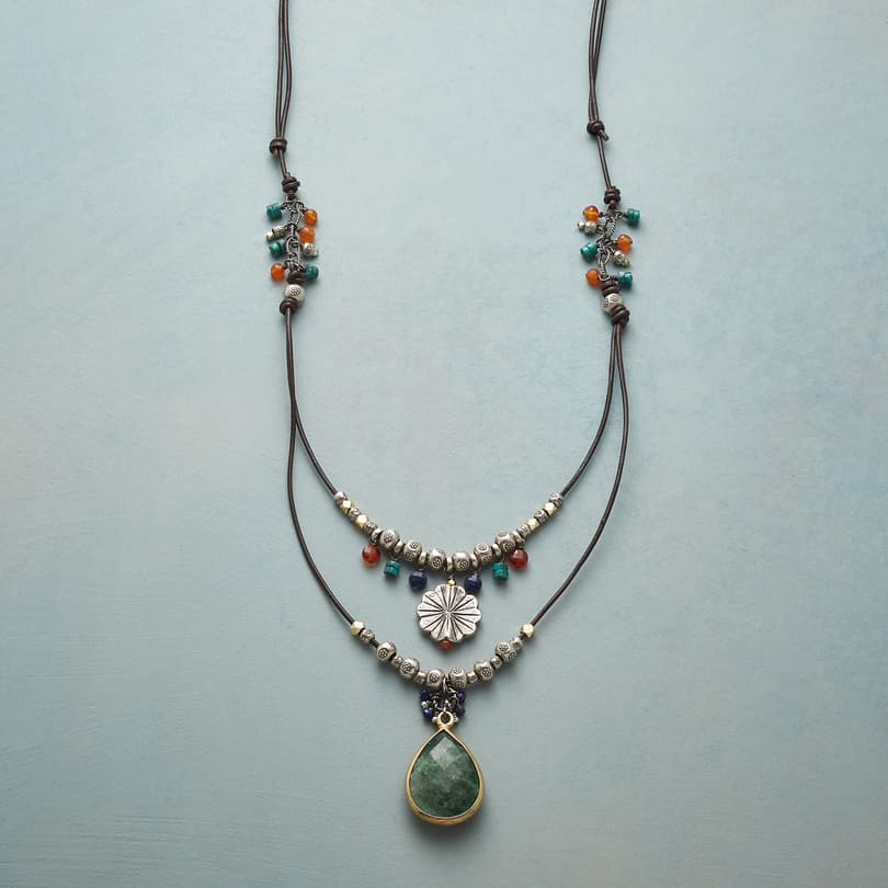 LONG LAYERED NECKLACE view 1