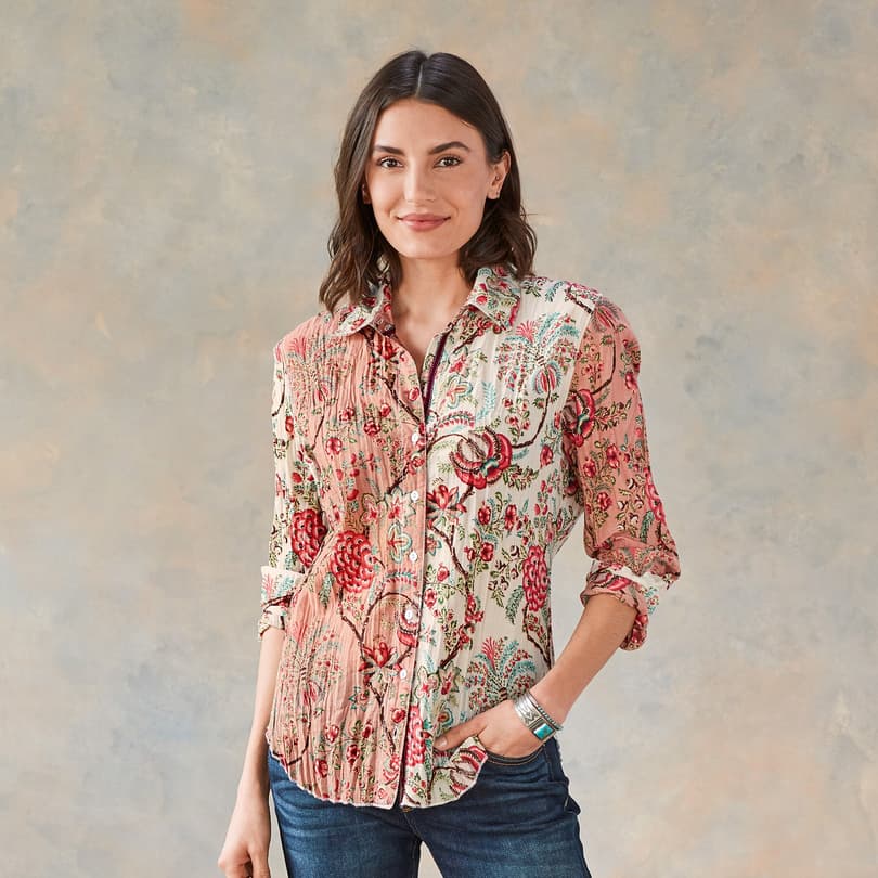 HEIRLOOM FLORAL BLOUSE view 1