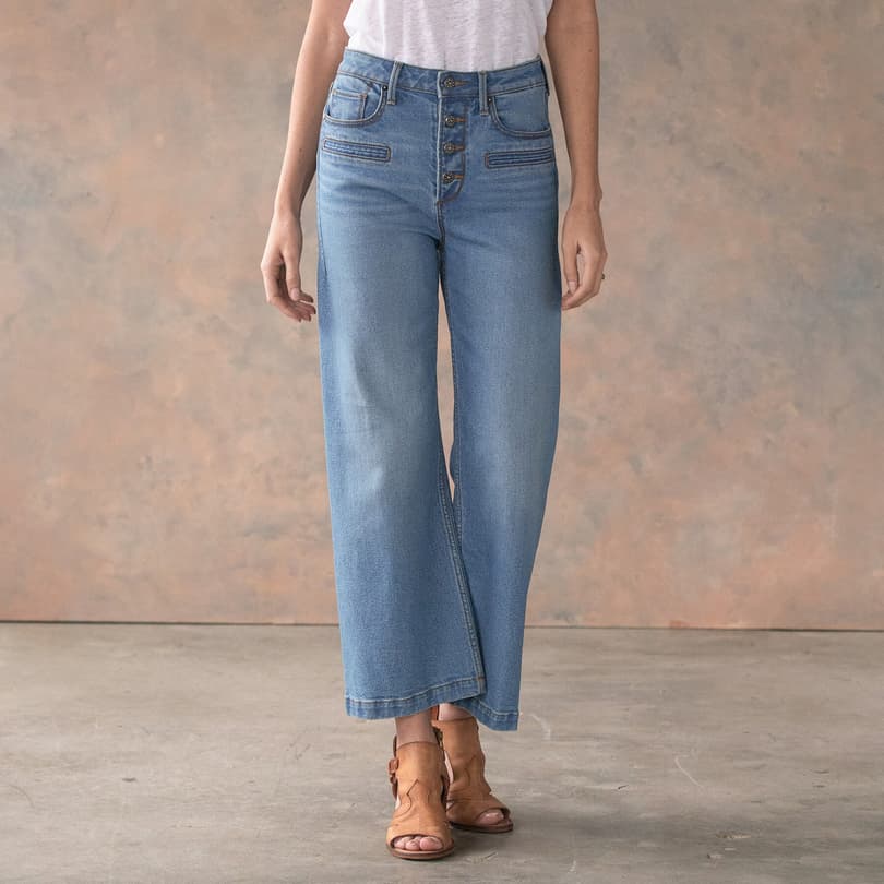 CHARLEE CROPPED FLARE JEAN view 1